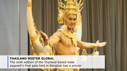 Mister South Korea crowned at Thailand's Mister Global pageant