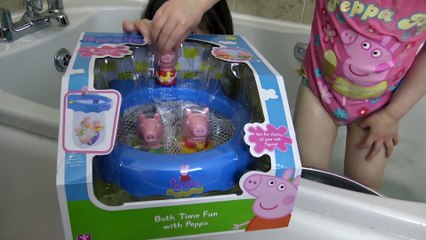Diversão no banho com Peppa Pig George Pig - surpresa divertida