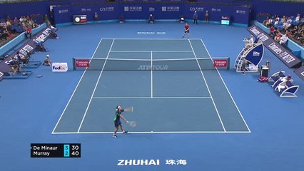 De Minaur bt Andy Murray (4-6 6-2 6-4)