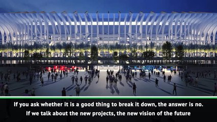 Knocking down San Siro is not a good thing - Moratti