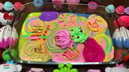 Relaxing with Piping Bags !! Mixing Random Things Into Slime !! Satisfying Slime Smoothie #667