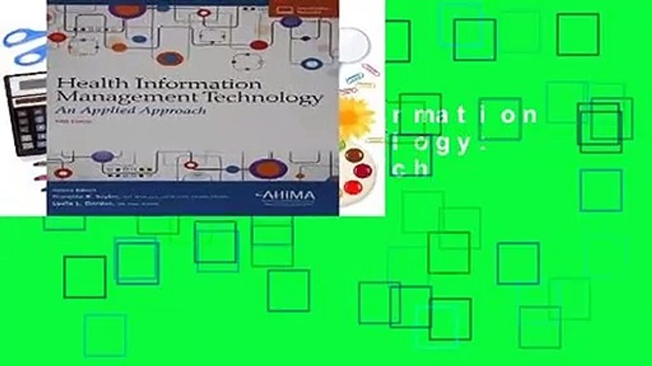 [Doc] Health Information Management Technology: An Applied Approach