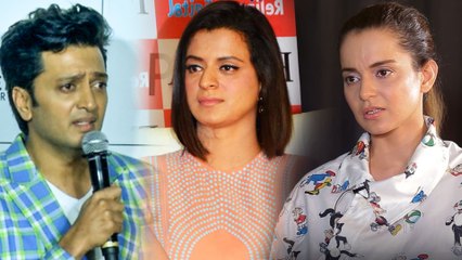 Kangana Ranaut’s Sister Rangoli Gets A FITTING Reply From Riteish Deshmukh