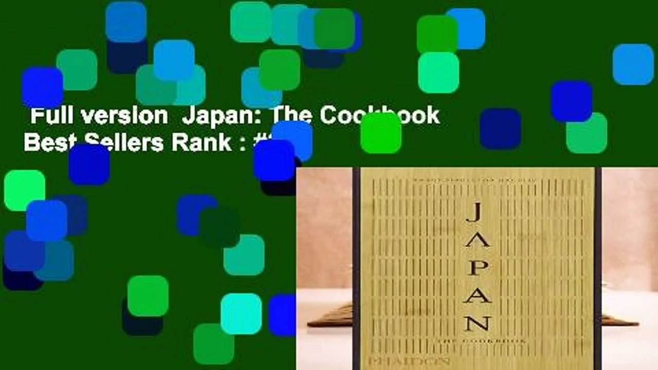 Full version  Japan: The Cookbook  Best Sellers Rank : #2