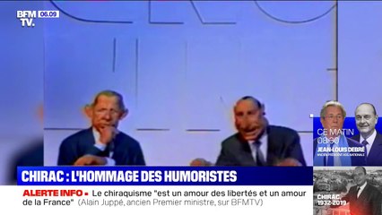 Jacques Chirac, source inépuisable pour les humoristes et imitateurs