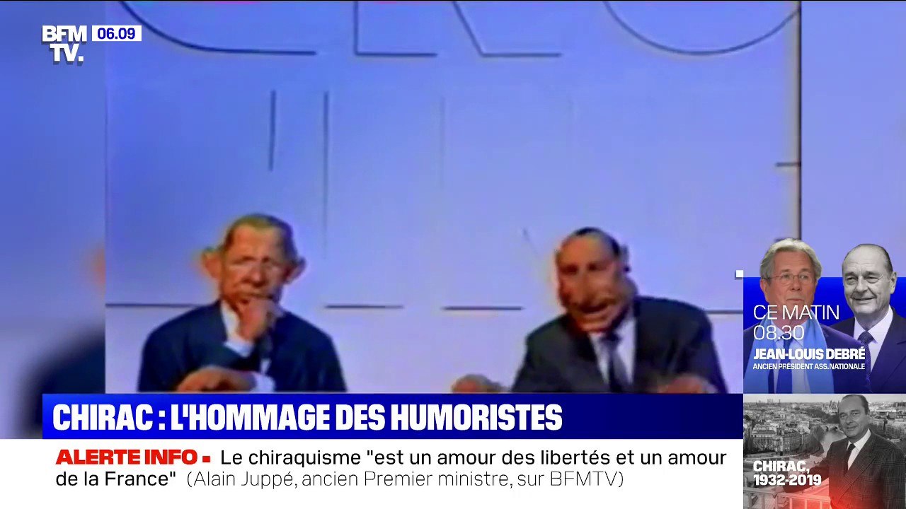 Jacques Chirac, source inépuisable pour les humoristes et imitateurs