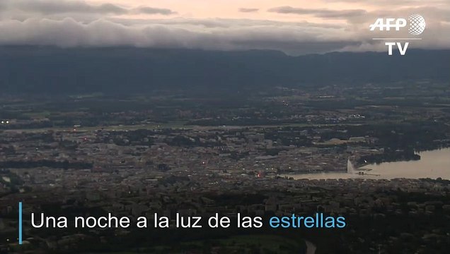 Ginebra apaga sus luces para admirar las estrellas