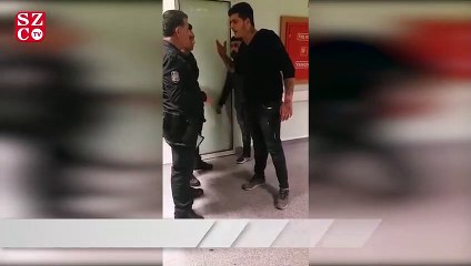 Şehir eşkıyaları hastane içinde polisi tehdit etti