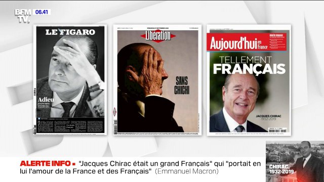 Sans chichi et tellement Français : les unes de la presse au lendemain de la mort de Jacques Chirac
