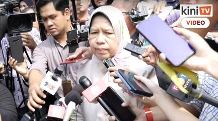 Laungan" Tangkap pembunuh" ganggu sidang akhbar Zuraida