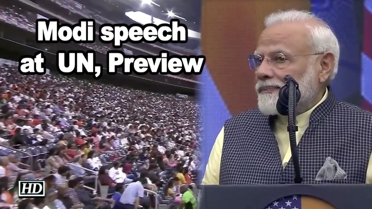 Modi speech at  UN, Preview