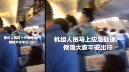 Chinese woman opens the plane’s emergency exit for some fresh air, delaying a flight