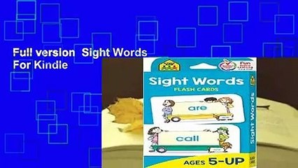 Full version  Sight Words  For Kindle