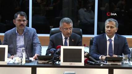 Fuat Oktay'dan Deprem Açıklaması
