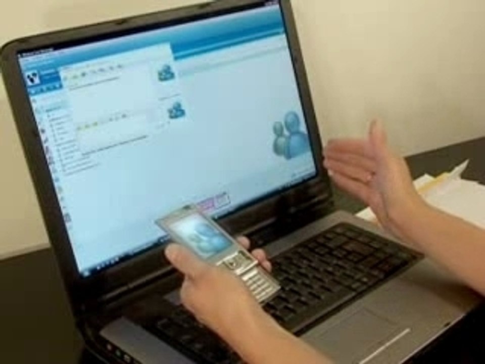 MSN Messenger sur votre mobile - Publicité microsoft