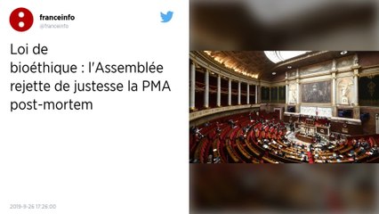 Projet de loi bioéthique. L'Assemblée nationale rejette la PMA post-mortem