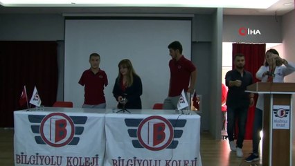 Beytullah Eroğlu ve Uğurcan Özer öğrencilerle buluştu