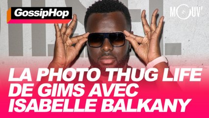 La photo thug life de Gims avec Isabelle Balkany