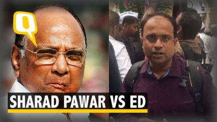 Tight Vigil, Curbs in Place at ED Office Ahead of Pawar Visit