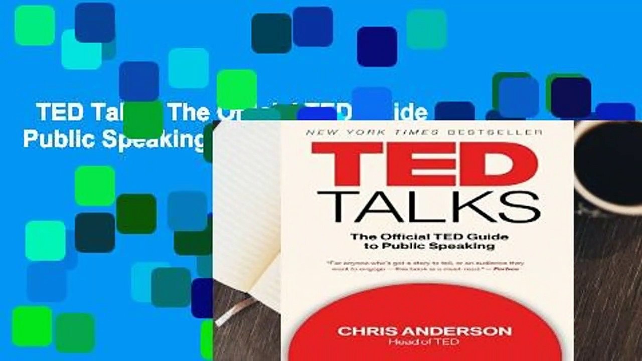 TED Talks: The Official TED Guide to Public Speaking  Review