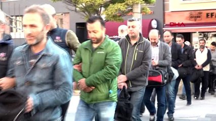 Eskişehir'de 11 fetö şüphelisi eski polis adliyeye sevk edildi
