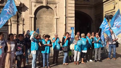 Les agents territoriaux en grève