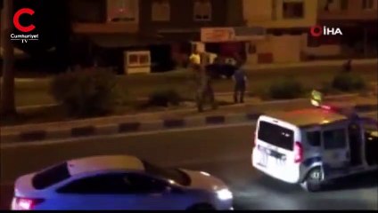 Polisle şüpheli arasında film gibi kovalamaca