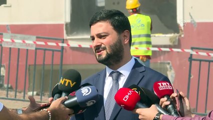 Kağıthane'deki riskli binanın yıkımı - İSTANBUL