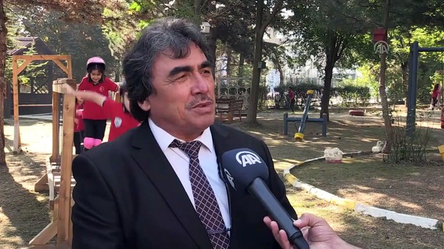 Okul bahçesini 'macera park'a çevirdiler - BOLU