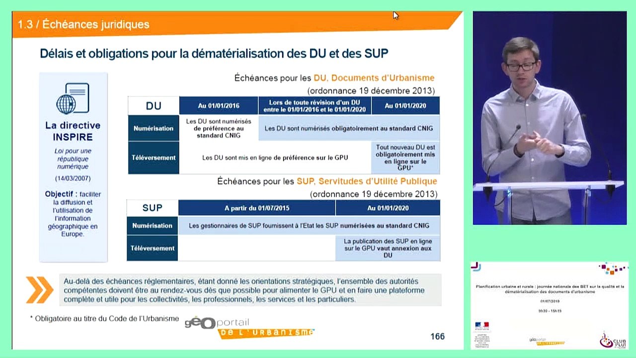 Dématerialisation des documents d'urbanisme