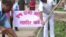 Cleanliness Drive by Lumding Police under 'Swachh Bharat Abhiyan Week'