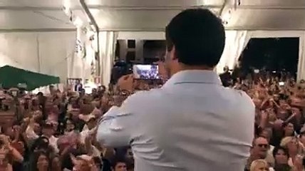 Salvini accolto alla Festa della Lega a Genova (27.09.19)