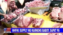 NHFHI: Supply ng karneng baboy, sapat