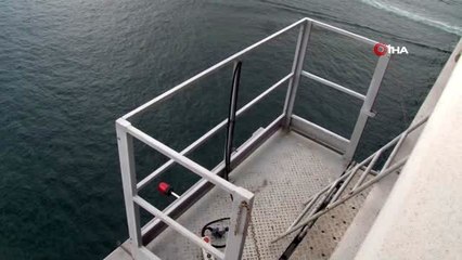 15 Temmuz Şehitler Köprüsü'ndeki bakım platformu böyle görüntülendi