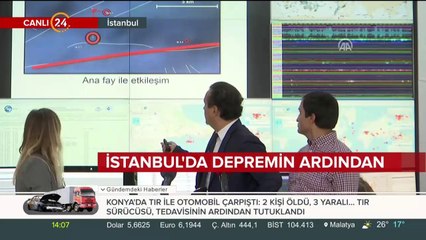 İstanbul'da 5.8'lik #deprem