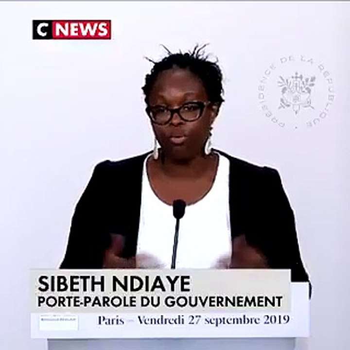 Sibeth Ndiaye, porte-parole du gouvernement, évoque  l'organisation de l'hommage pour Jacques Chirac
