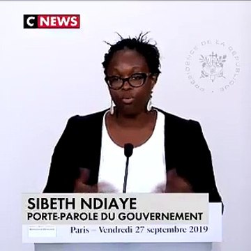 Sibeth Ndiaye, porte-parole du gouvernement, évoque l'organisation de l'hommage pour Jacques Chirac