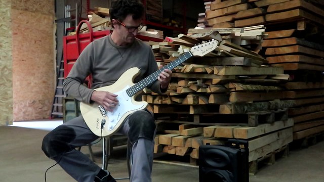 Une guitare électrique en bois des Vosges, comment ça sonne ?