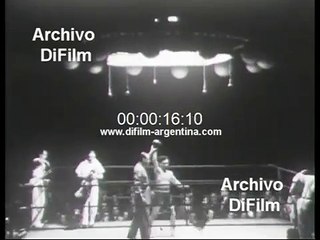 Boxing at the Luna Park Stadium in Buenos Aires - 1950s