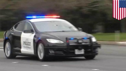 Tesla police car runs out of juice in the middle of high-speed chase