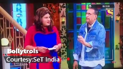 KrushnaAbhishek aka Sapna has blast with Ayushmann khurrana-The Kapil Sharma Show