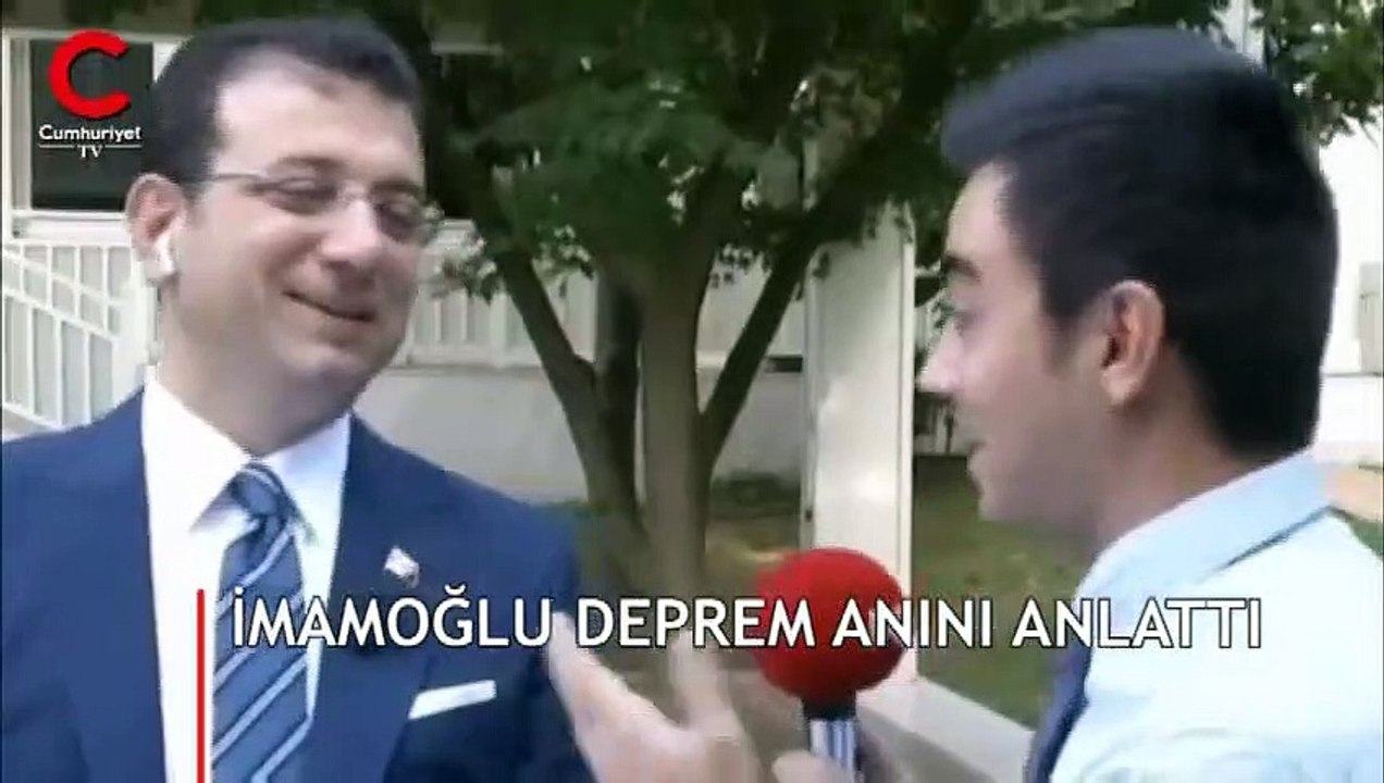 Ekrem İmamoğlu deprem anında ne yaptığını açıkladı_