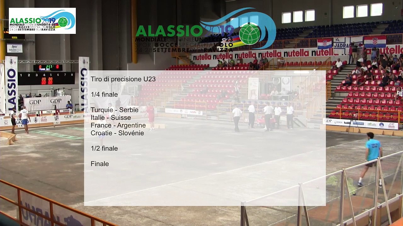 Quarts de finale, tir de précision U23, Mondial Jeunes U18 et U23, Alassio 2019