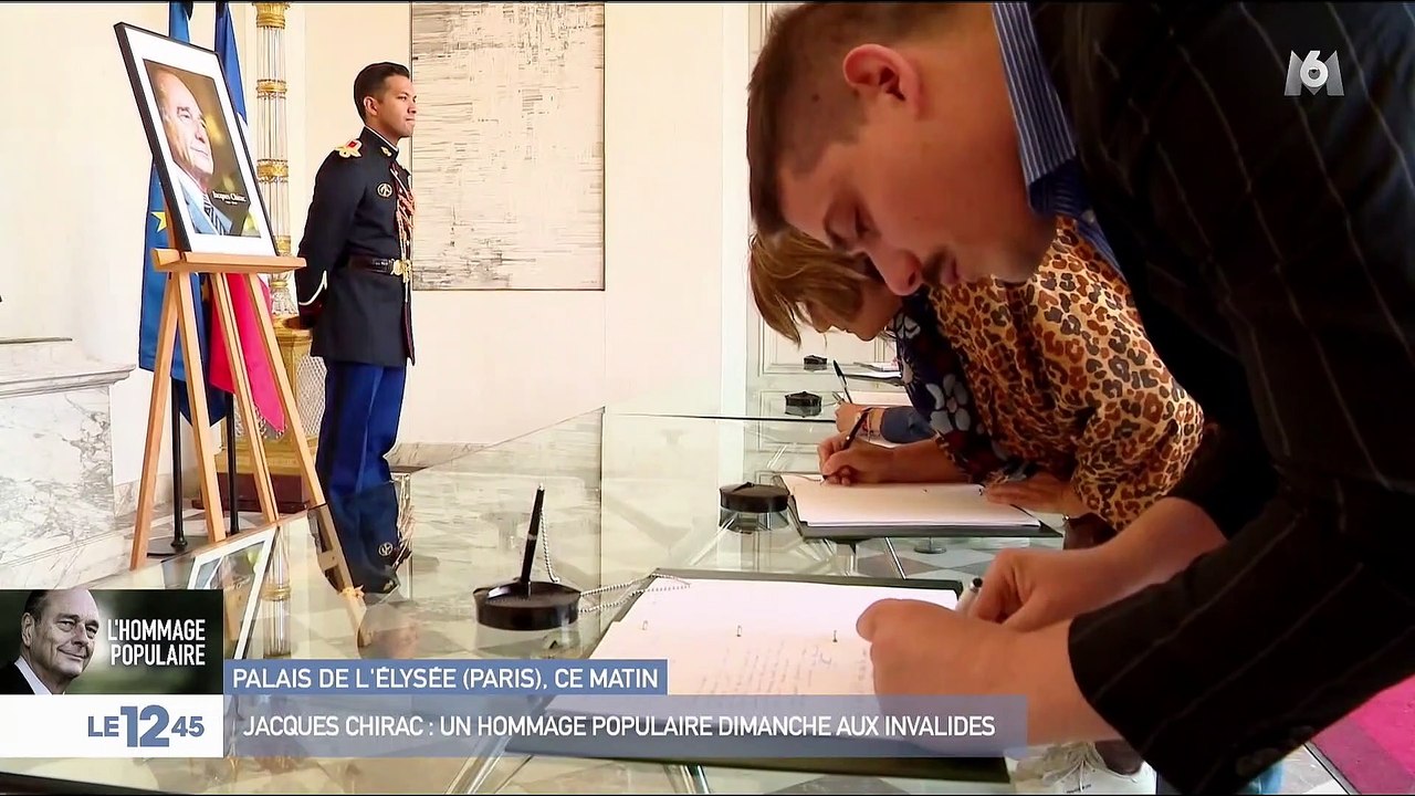 Jacques Chirac : un hommage populaire dimanche aux Invalides