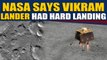 NASA UNABLE TO LOCATE VIKRAM LANDER, TWEETS PICS OF SITE |OneIndia News