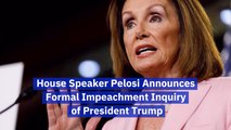 House Speaker Nancy Pelosi Calls For Trump Impeachment
