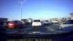Collision Sends Car Flying into Oncoming Lane
