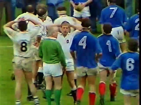 Rugby Union Five Nations 1990 - France v England - Highlights