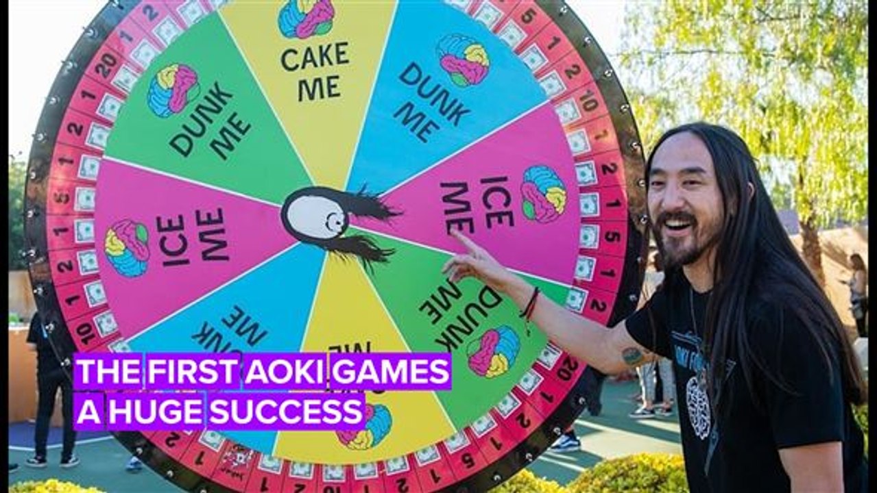 Steve Aoki raises $250K for brain research with 'The Aoki Games'