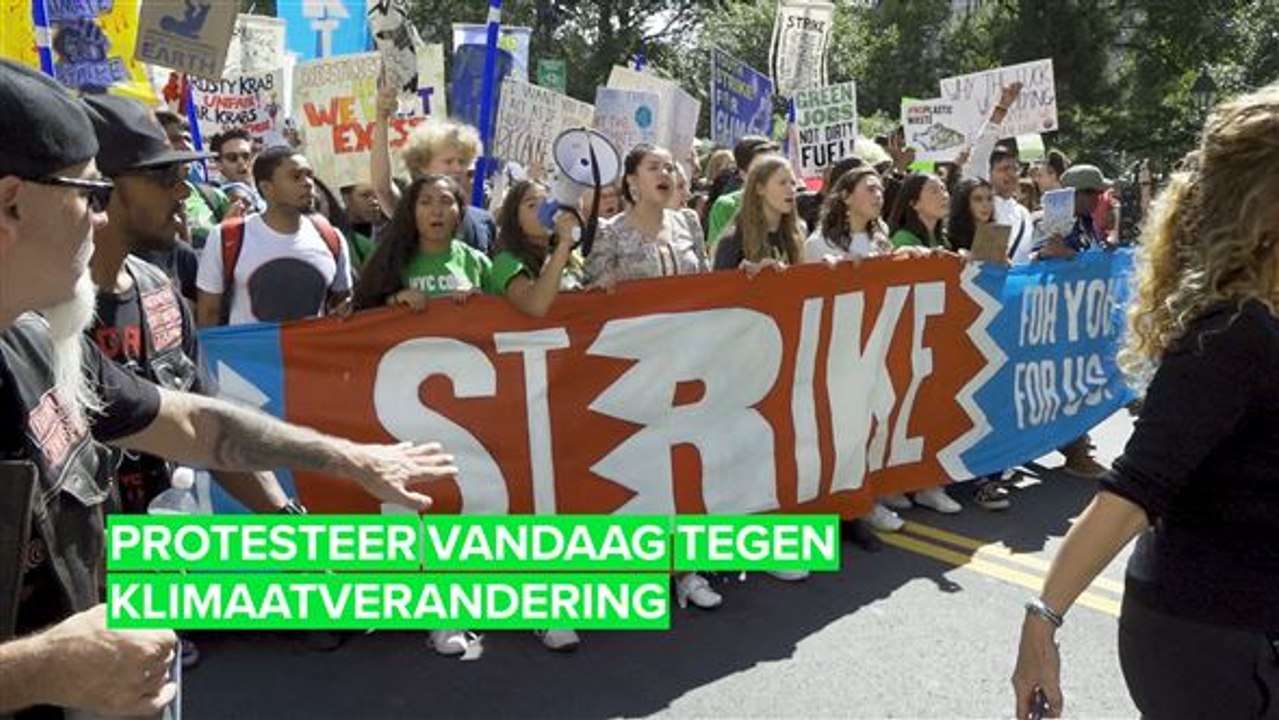Vandaag is het grote klimaatprotest!